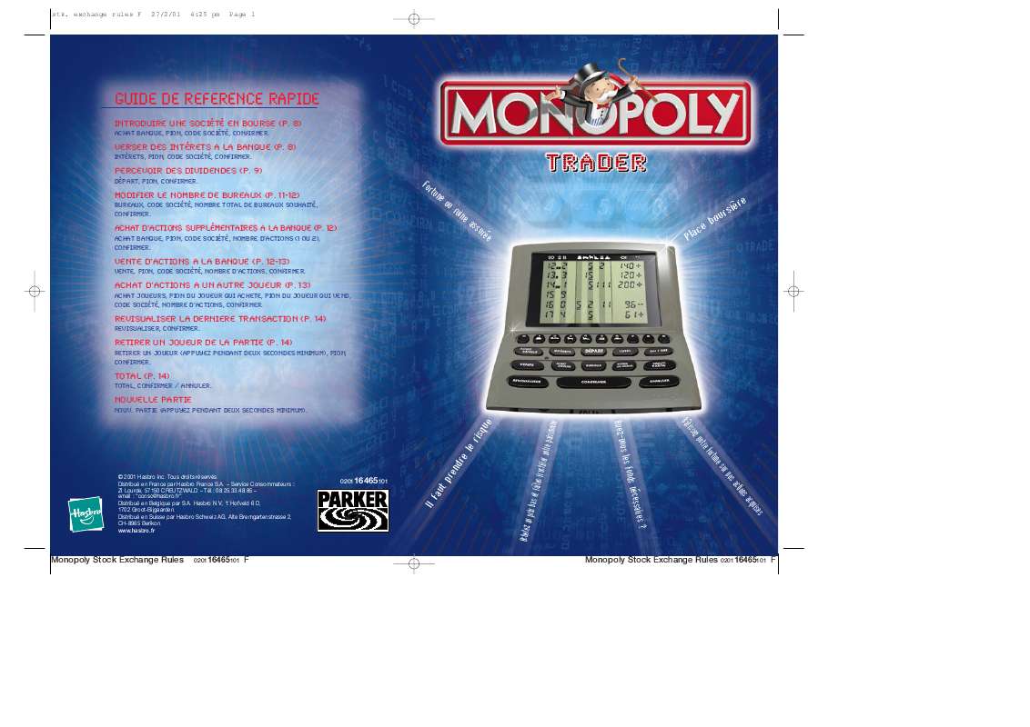 Monopoly Trader - Édition française - France